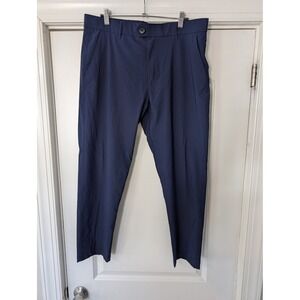 Greyson Montauk Golf Pants Mens 34 crop* Navy Blue Performance Stretch Trousers